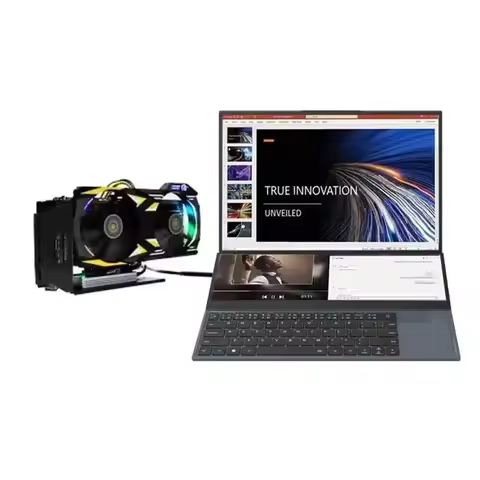 2025 hot sale High QualityLaptop 64Gb Ram 1Tb Ssd 16+14Inch Dual Screen Laptop Core I7-9750H 9Th Gen