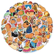 10/50Pcs Capybara Cute Animals Graffiti Stickers for Stationery Laptop Guitar Waterproof Decal Toys Gift