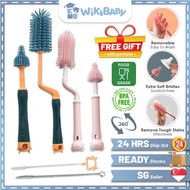 3 in 1 Silicone Bottle Brush | 360 Degree Rotate Bottle Brush | Baby Bottle Teat &amp; Straw Brush | Baby Milk Bottle Brush