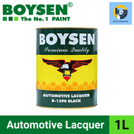 Boysen Automotive Lacquer White or Black 1 Liter or 4 Liters (Gallon) Solvent-Based Nitrocellulose L