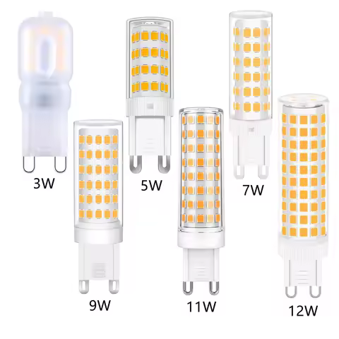 G9 E14 Led Bulb 3W 5W 7W 9W 11W 12W Non Dimmable Light Bulb 3000K Warm White Replacement Halogen Lam