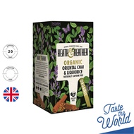 Heath &amp; Heather ORGANIC CHAI &amp; LIQUORICE TEA 20'S