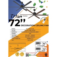 FANDASY 72" DC CEILING FAN 6 ALUMINIUM BLADES REMOTE CONTROL (TITAN SERIES) KIPAS SILING 72INCI BESA