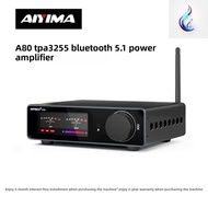 AIYIMA A80 HiFi Power Amplifier Penguat Bunyi 300Wx2 Class D Bluetooth 5.1 aptX HD DAC ES9038Q2M TPA