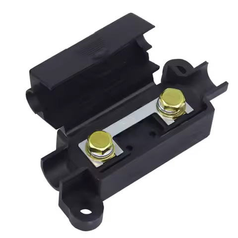 Universal Automotive Car Air Conditioning 1 Way Fuse Box Small Fork Bolt Fuse Holder 60V 36V 24V 12V