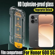 1- 2 Pcs Simple Paste HD Tempered Glass Screen Protector For Honor 600 Pro 5G Protection Flim