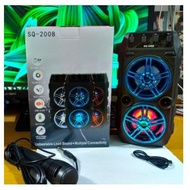 Sq-2008 Speaker Bluetooth Free Mic Karaoke Speaker