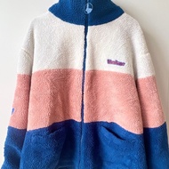 (Chest 52 Inches) Faux Fleece Sweater Thick Hair