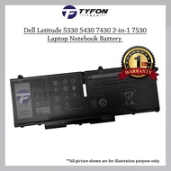 Dell (Latitude 5330/5430/5530/7330/7430 2-in-1/7530)/(P136/P138)/293F1/M69D0 Laptop Notebook Battery
