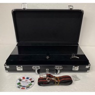 Aluminum tari case matteblack Red and Gold  24 36 60  capacity Lucky color gaffing case round edges