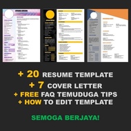 Resume/CV Template with FAQ Interview Tips