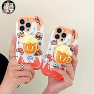 IP Casing For Infinix Note 12 PRO 12 Turbo G96 Smart 5 7 4 6 Plus 5PRO Hot 20i 30i 8 9 3D Ins Beer B