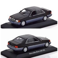 Diecast Mercedes Benz 600 Cell W140 1992 Black 1/43 by Maxichamps