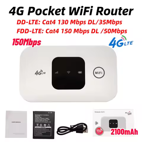 MF800 Mifi 4G Universal Pocket Wifi Router 2100mAh Mobile Hotspot Wireless Unlocked Modem With Sim C