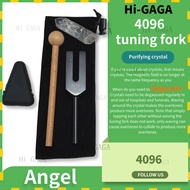Purification Dedicated Black Tuning Fork 4096hz Color Tuning Fork with Triangle Handle High Frequenc