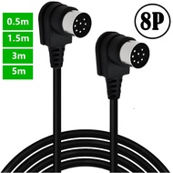 8 Pin Din Male-Male Speaker Audio Cable Wire for Bang & Olufsen BeoLab PowerLink MK2 Peavey Sanpera 