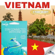 CMLink Vietnam l Travel Data SIM | Worldwide Internet SIM | No Number Data Only | 2 Years Validity |