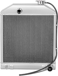 DNA MOTORING 3-Row Aluminum Radiator Compatible With Ford Tractors 2000 2100 2110 2120 2150 2300 230