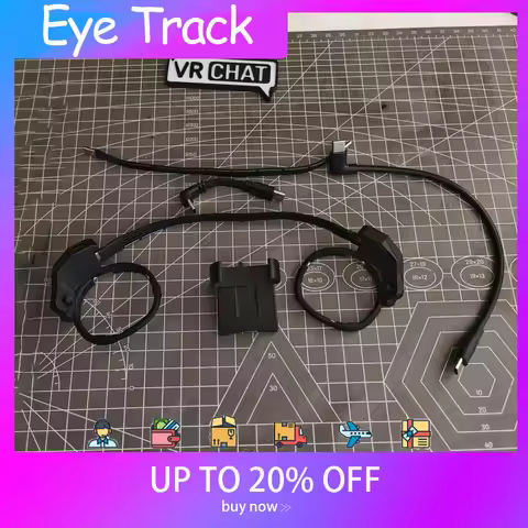 New VRChat Cymple eye-tracking device For Quest3 / Quest3S/ Quest2/Pico4Ultra/Pico4/PicoNeo3 Eye Tra