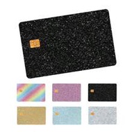 4pcs/Set, Glitter Card Stickers, Glitter Card Sleeves, Dubai Luxury Style, Cool Crystal Matte Starry