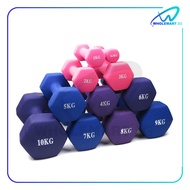 Neoprene Dumbbell Weight 0.5Kg 1Kg 2Kg 2.5Kg 3Kg 5Kg Solid Color