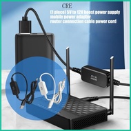 CRE 47 2Inch USB 5V to DC5 5x2 1mm 9V 12V Power Conversion Cable for Routers