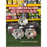 HEAD S1R RACING ALACARD SIZE 26/30 27/31 28/32 STUD BLOCK/COVER HEAD (UNTUK CRANKCASE COMBO S1R) Mot