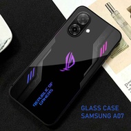 Softcase HP Glass Kaca For SAMSUNG A07 - Case HP SAMSUNG A07 - Casing Handphone SAMSUNG A07 -A178