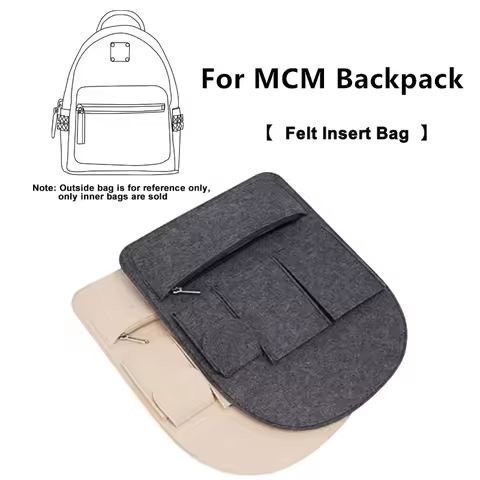 Felt Inner Liner Expand Storage Space Upgrade Accessories For MCM Backpack Travel School Bag Organiz