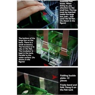 Aquarium Fish Tanks Breeding Box Little Fish DoubleeLayer Isolation Incubator for Fish ShrimpSpawnin