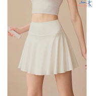 Yoga Skirt Anti-glare Fake Two-Piece Outdoor Fitness Anti-Embarrassment Running Badminton Sports Ski