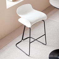 High Stool Household Iron Nordic Designer Bar Front Desk Bar Stool Modern Simple Cafe High Stool Bar