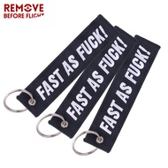 New aviation English embroidered keychain lanyard