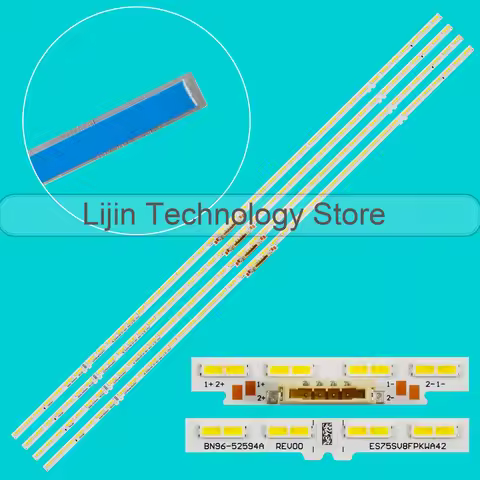 LED strip For 75AU8K LM41-01046A/C BN96-52594A AES75SV8FPKWA42BC-HCZ21228078A04TV UA75AU8800 HG75AU8