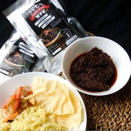 HITAM Black meat chili sauce, thigh meat chili sauce, viral black chili sauce, instant meat chili sa
