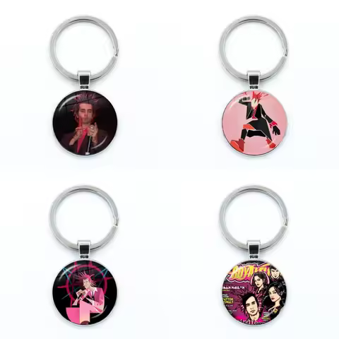 FRANKENSTEIN GIRLS Msi Mindless Self Indulgence Jamie Hewlett Glass Pendant Keychain Jewelry Charm B