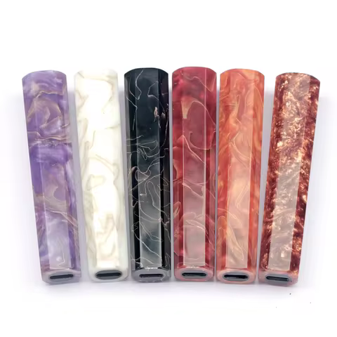 5.12 Inch Handmade Octagonal Knife Handles Resin Japanese Knive Handle for Gyuto Kitchen Chef Replac