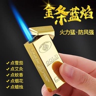🔥Gold Bar Bricks Jet Flame Lighter(Gas Refillable-Api Tajam)