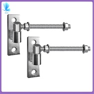 Heavy Duty Gate Hinges for Wood & Metal Gates 8 Inch J Bolt Hinge 2-Pack - Ideal for Farm & Barn Gat