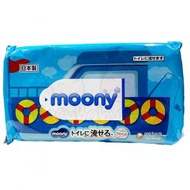 Moony - 嬰兒柔軟可沖廁濕紙巾補充裝50片 (1包) [平行進口]