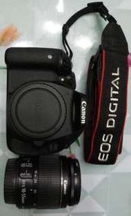 Canon EOS 600D+KIT18-55mm+電池2個+充電器+32GB SD+相機帶+有線快門線