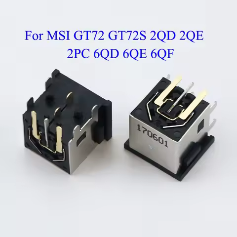 YuXi New For MSI GT72 GT72S 2QD 2QE 2PC 6QD 6QE 6QF MS-1782 DC Power Jack Charging Connector Port Sc
