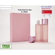 [ Local SG Seller ]( Twin Pack ) Riway Purtier Conscientious Essence Spray For Her ( 2 x 60ml )