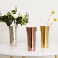 Gold-plated 304 stainless steel gold insert edging vase