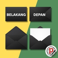 WEDDING ENVELOPE AESTHETIC ENVELOPE/ THICK BLACK ENVELOPE/ A5 ENVELOPE/ A6 ENVELOPE/ /