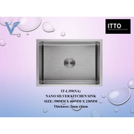ITTO IT-L359NA NANO SILVER SINGLE BOWL KITCHEN SINK