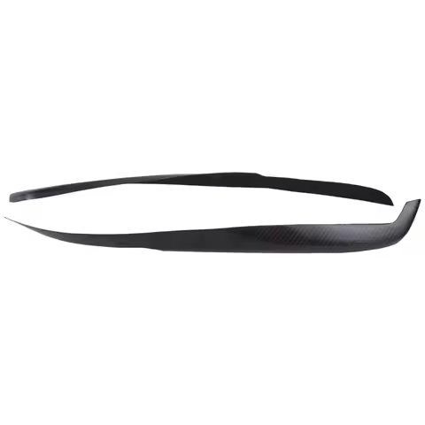 AEE5-Car Front Bumper Headlight Eyelid Eyebrow Lamp Trim For Mitsubishi Lancer Evo 3 4 1996-1998