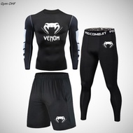 Tracksuit Men Sweat Suit High quality Men's Sets Mens Clothes Quick Dry Compression T Shirt Pants Brand Men Sportsuits Rashguard