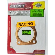 YAMAHA Y110 SS Y1102 SS2 HEAD GASKET COPPER RACING 57MM 0.5MM HEAD GASKET TEMBAGA GOLD 100% BRAND UP