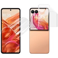 全城熱賣 - 適用於Motorola Razr 50 Ultra / Razr+ 2024 艾美克 水凝盾4代 保護軟膜 外屏+內屏 1套裝